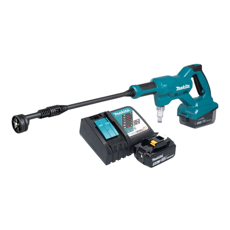 Makita DHW 180 RT1 Akku Druckreiniger 18 V 24 bar + 1x Akku 5,0 Ah + Ladegerät