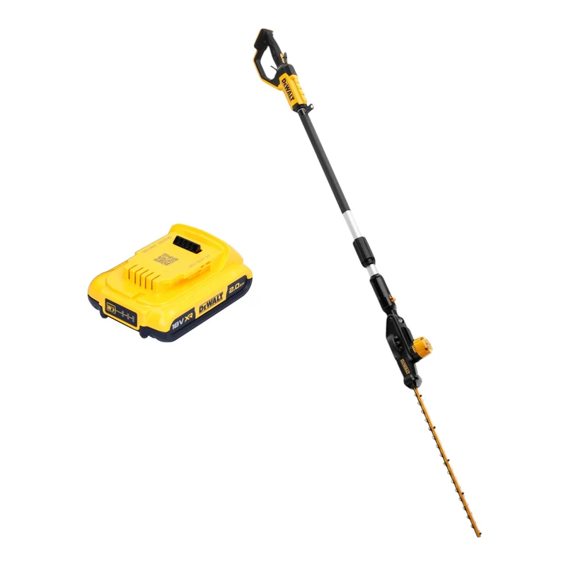 DeWalt DCMPH 566 N Akku Stabheckenschere 18 V 55 cm + 1x Akku 2,0 Ah - ohne Ladegerät