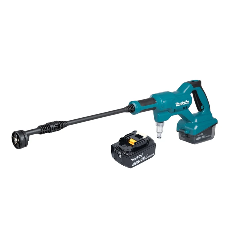 Makita DHW 180 G1 Akku Druckreiniger 18 V 24 bar + 1x Akku 6,0 Ah - ohne Ladegerät
