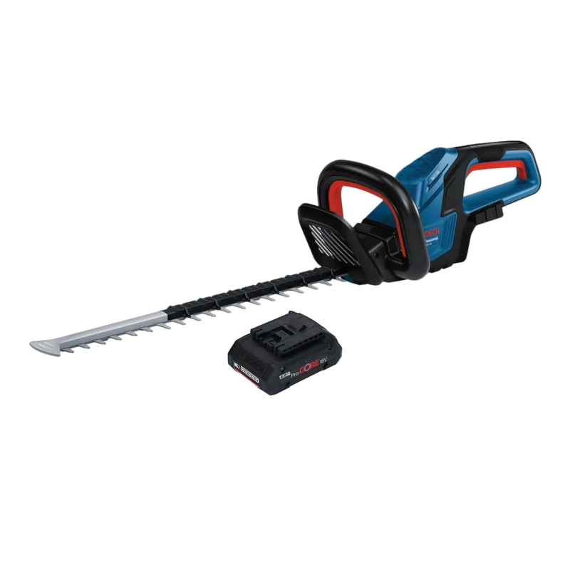 Bosch GHE 18V-50 Professional Akku Heckenschere 18 V 50 cm Brushless + 1x ProCORE Akku 4,0 Ah - ohne Ladegerät