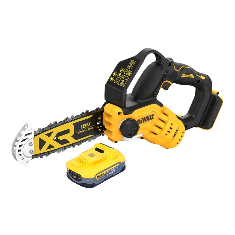 DeWalt DCMPS 520 N Akku Astsäge 18 V 20 cm Brushless + 1x Powerstack Akku 5,0 Ah - ohne Ladegerät