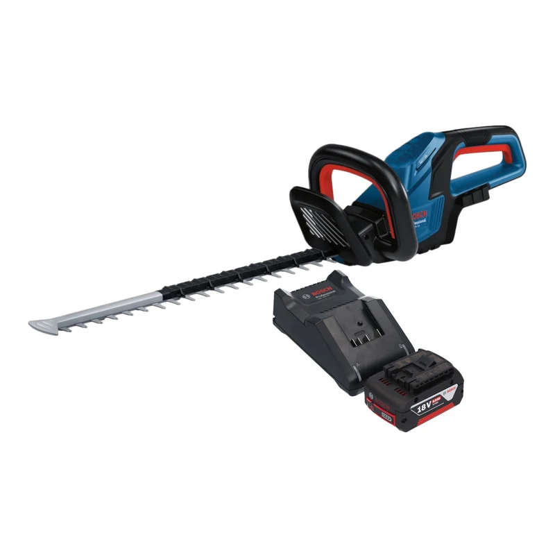 Bosch GHE 18V-50 Professional Akku Heckenschere 18 V 50 cm Brushless + 1x Akku 5,0 Ah + Ladegerät