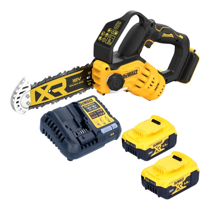 DeWalt DCMPS 520 P2 Akku Astsäge 18 V 20 cm Brushless + 2x Akku 5,0 Ah + Ladegerät