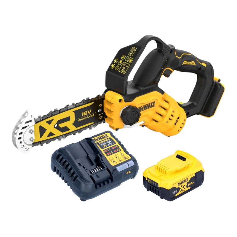 DeWalt DCMPS 520 P1 Akku Astsäge 18 V 20 cm Brushless + 1x Akku 5,0 Ah + Ladegerät