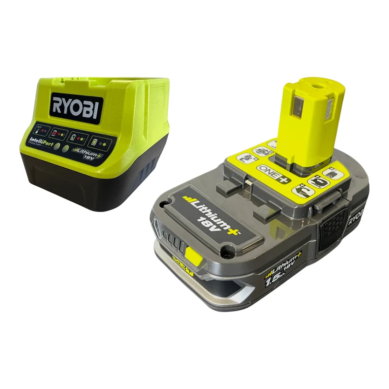 RYOBI RY18STPA-0 Akku Regenfasspumpe 18 V 3360 l/h + 1x Akku 1,5 Ah + Ladegerät