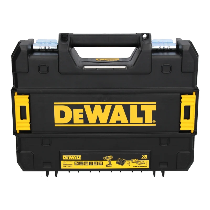 DeWalt DCD 778 D1T Akku Schlagbohrschrauber 18V 65Nm + 1x Akku 2,0 Ah + Ladegerät + TSTAK