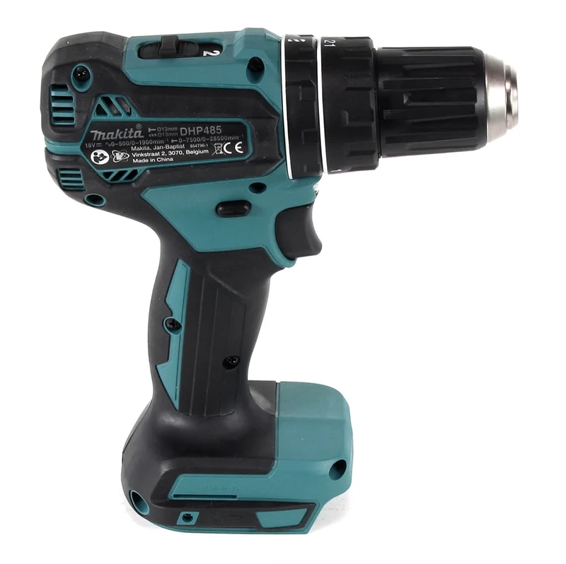 Makita DHP 485 Z Akku Schlagbohrschrauber ( 18 V 50 Nm Brushless ) inkl. Koffer + WellCut 101 tlg. Bit- und Bohrer Set
