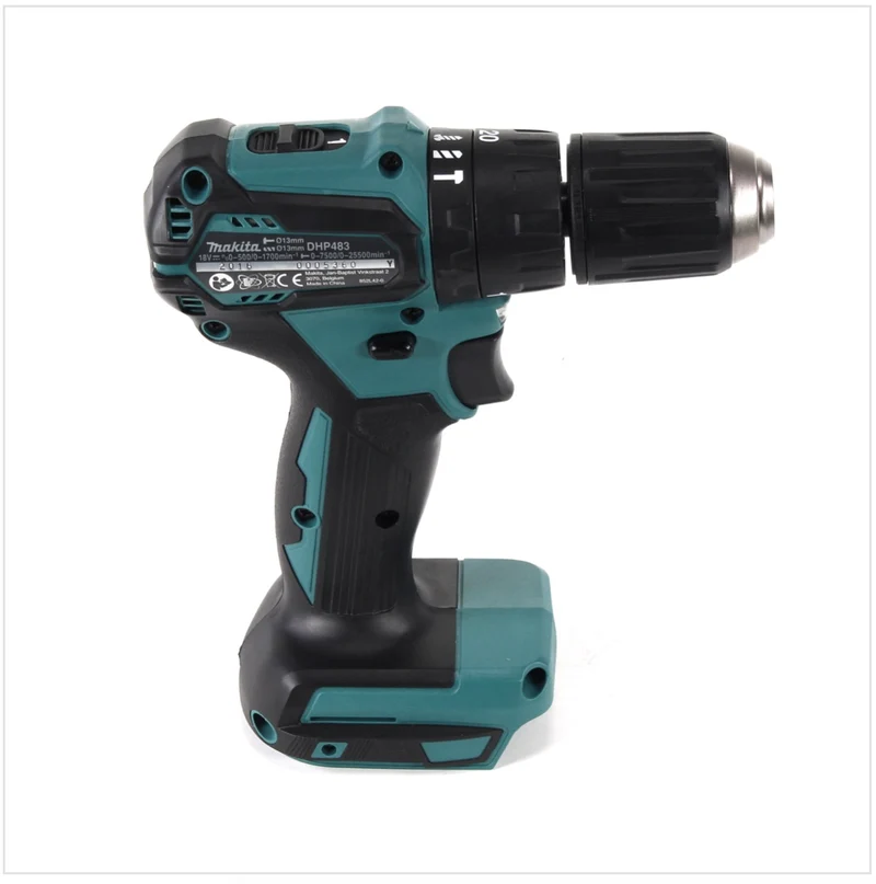 Makita DHP 483 Z Akku Schlagbohrschrauber ( 18 V 40 Nm Brushless ) inkl. Koffer + WellCut 101 tlg. Bit- und Bohrer Set