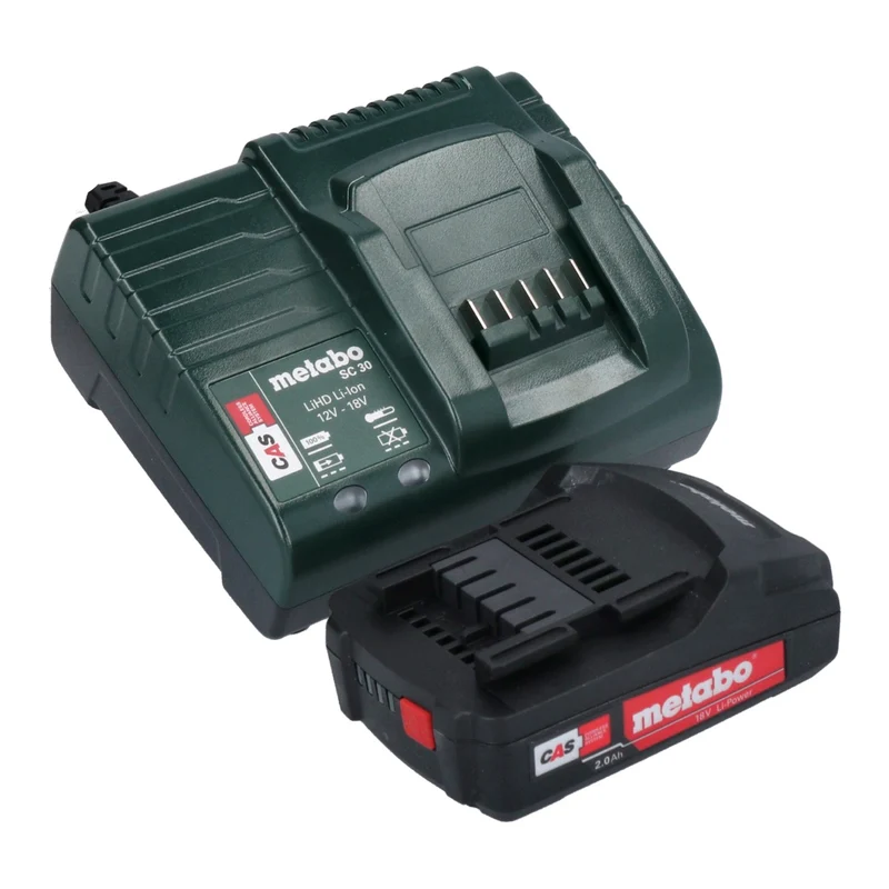 Metabo HS 18 LTX BL 55 Akku Heckenschere 18 V 50 cm Brushless + 1x Akku 2,0 Ah + Ladegerät