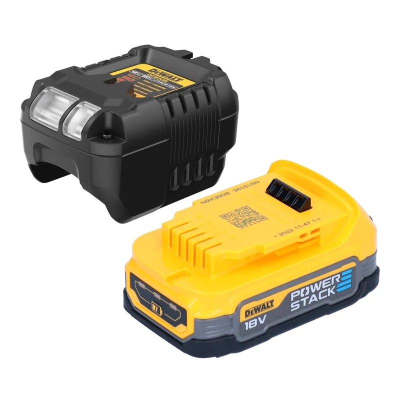 DeWalt DCD 708 E1T Akku Bohrschrauber 18 V 65 Nm Brushless + 1x Powerstack Akku 1,7 Ah + Ladegerät + TSTAK