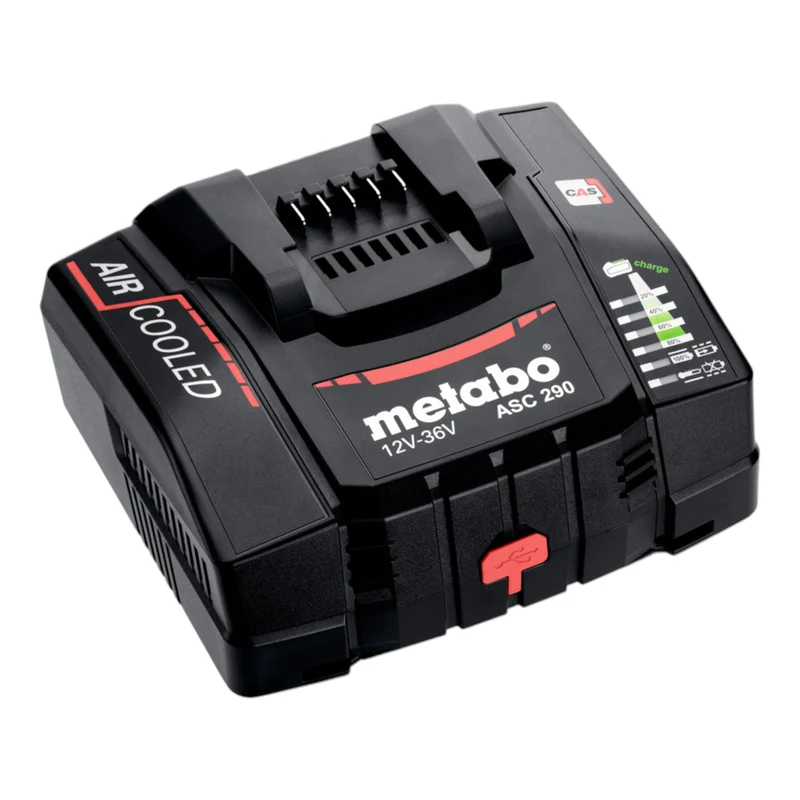 Metabo Basis Set 4x LiHDX Akkupack 18 V 8,0 Ah Akku ( 4x 624975000 ) + ASC 290 Ladegerät ( 627370000 )