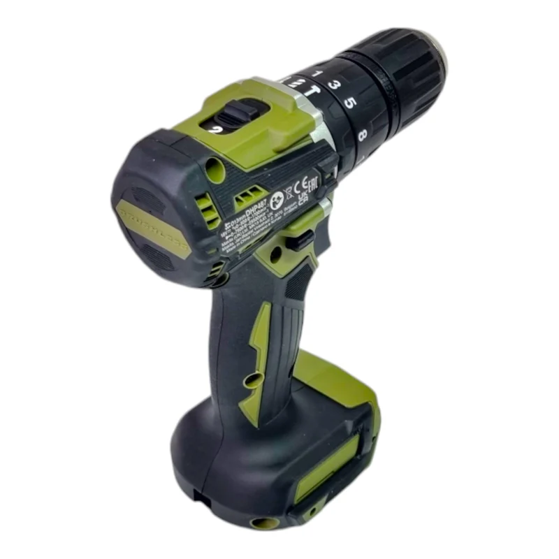 Makita DHP 487 SMO Akku Schlagbohrschrauber 18 V 40 Nm Brushless Olive Outdoor Adventure Serie + 2x Akku 4,0 Ah + Ladegerät