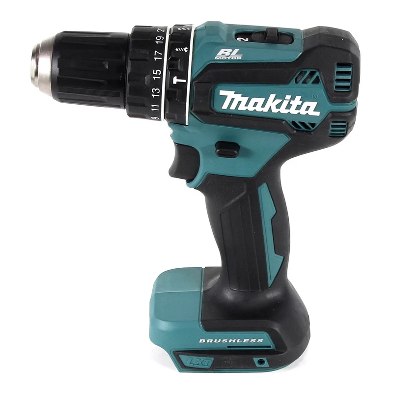 Makita DHP 485 ZJ 18 V Li-Ion Akku Schlagbohrschrauber Solo im Makpac - ohne Akku, ohne Ladegerät