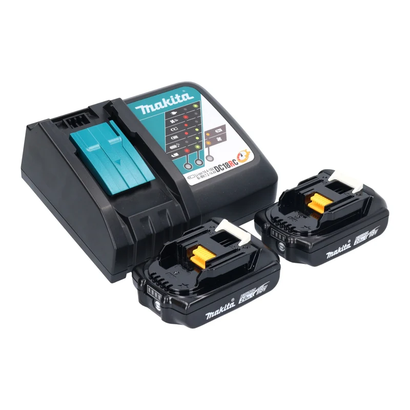 Makita DHP 487 RAKO Akku Schlagbohrschrauber 18 V 40 Nm Brushless Olive Outdoor Adventure Serie + 2x Akku 2,0 Ah + Ladegerät + Koffer