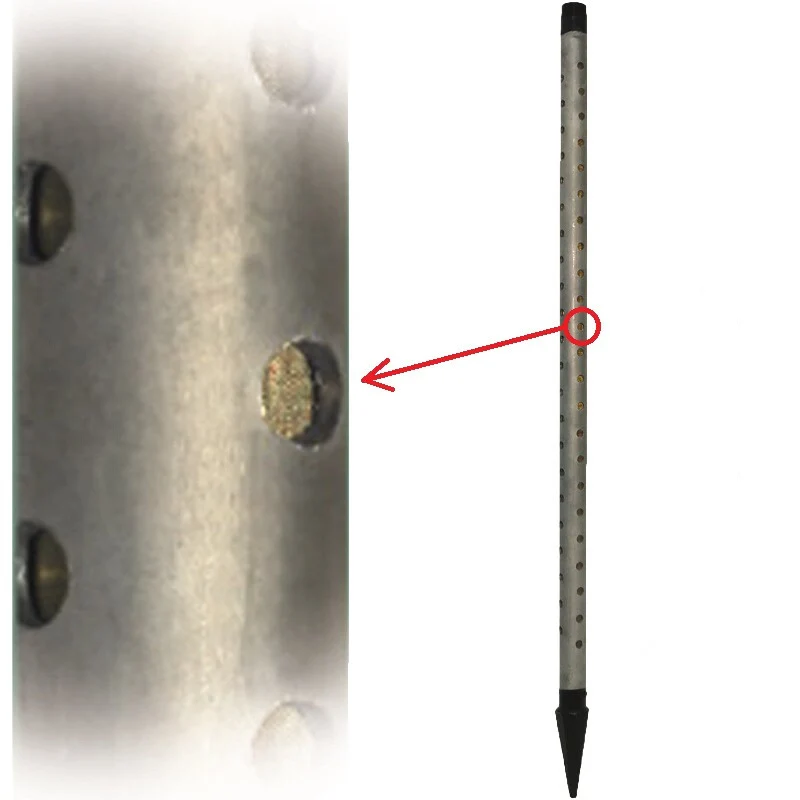 GRANIT Rammfilter – 1150 mm Ausführung • mit Innentresse • Messingge