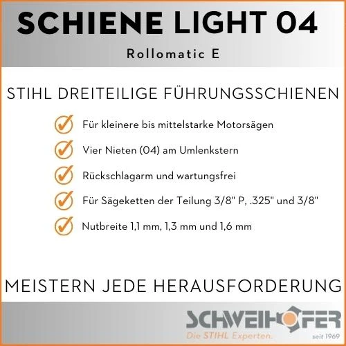 STIHL Führungsschiene .325", 1.3 mm, Light 04
