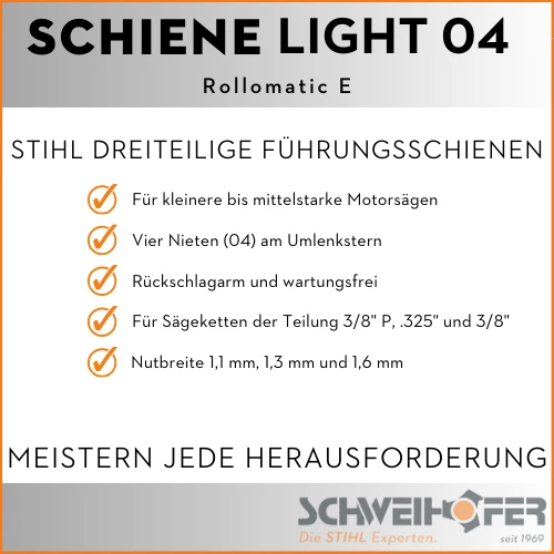 STIHL Führungsschiene .325", 1.6 mm, Rollomatic E