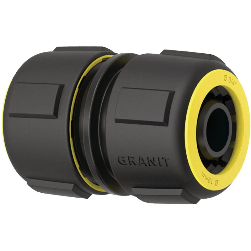 GRANIT BLACK EDITION Schlauchverbinder Schlauchanschluss (Zoll) 3/4"