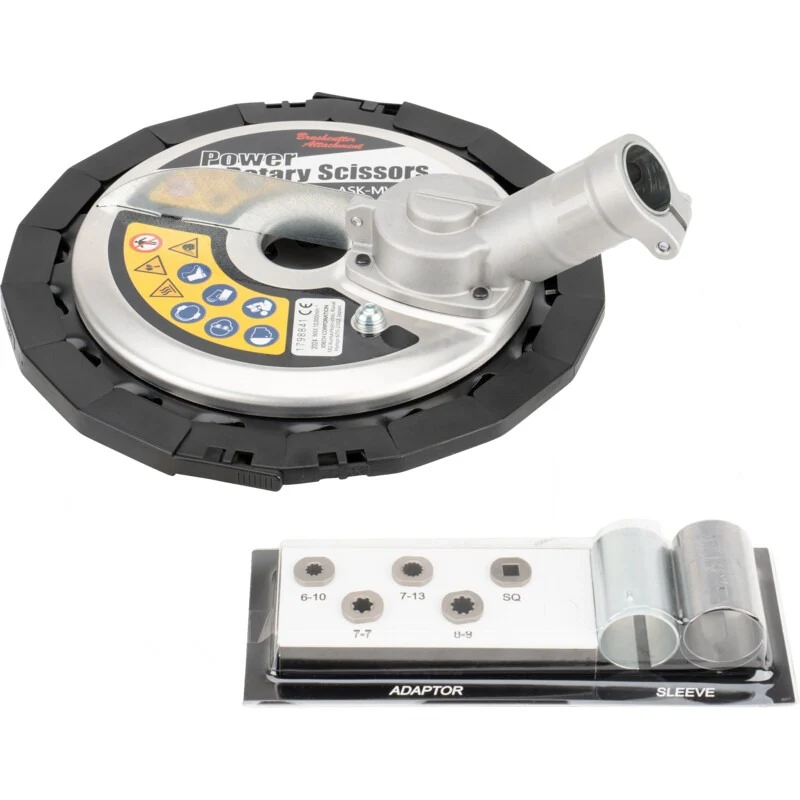 IDECH Kreiselschere Universal passend für Freischneider mit geradem Schaft – 258 mm