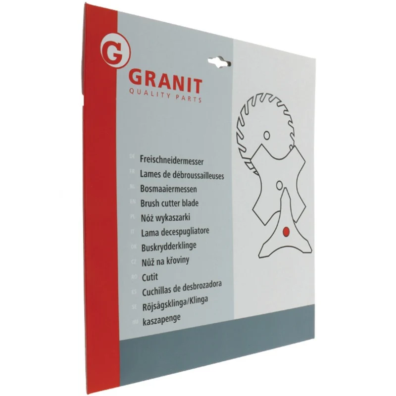 GRANIT 3-Zahn Dickicht-Mulchmesser Gewicht 824 g