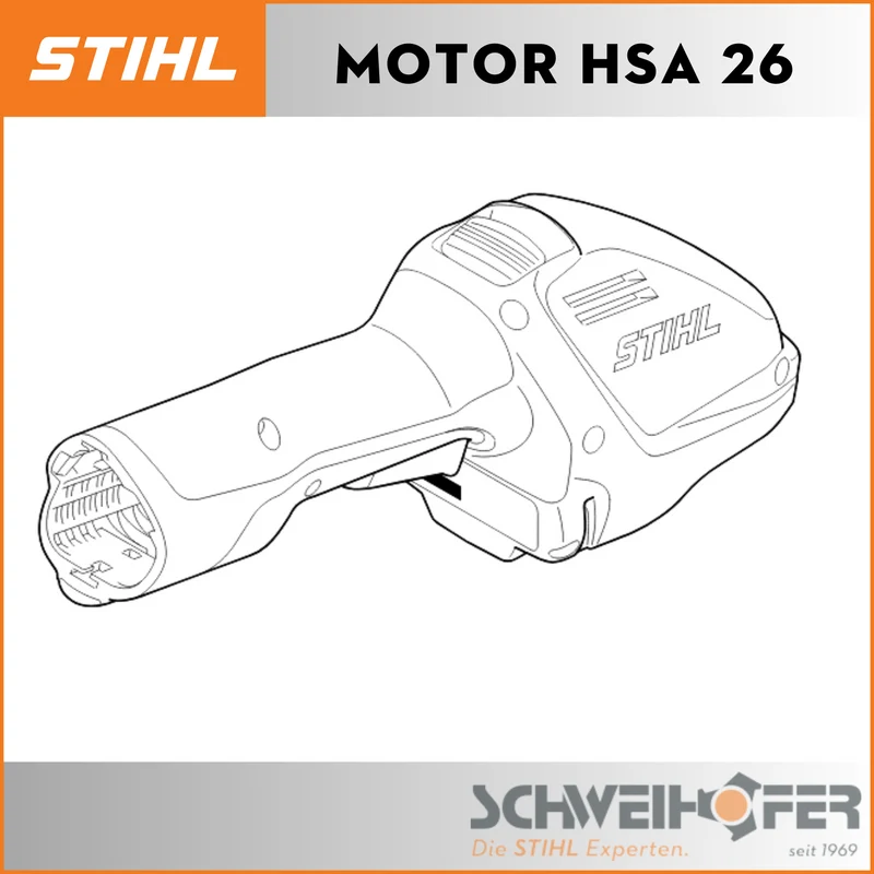 STIHL HSA 26 Ersatz-Grundgerät ohne Messer