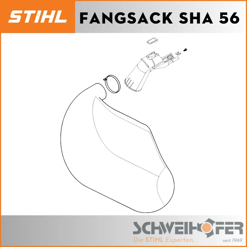 Fangsack mit Flansch für SHA 56
