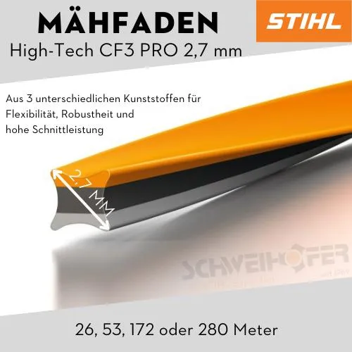 STIHL Mähfaden CF3 Pro alle Größen