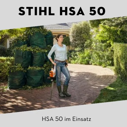 STIHL Akku-Heckenschere HSA 50 - AK-System