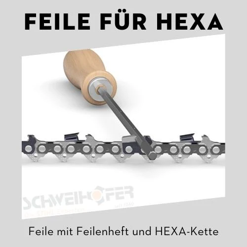 Feile für Rapid Hexa (RH) Kette