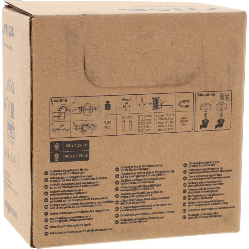 STIGA Fadenkopf Easy Work passend für BC 425 HJ, SBC 627 K, SBC 627 KD u. a.