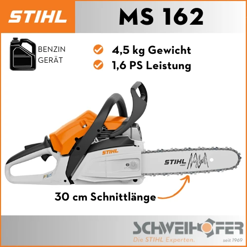 STIHL MS 162 Die Einstiegs Kettensäge