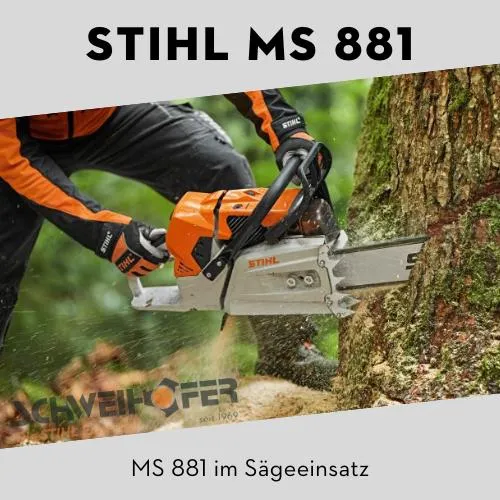 STIHL MS 881 ☆Stärkste Serien-Motorsäge der Welt☆