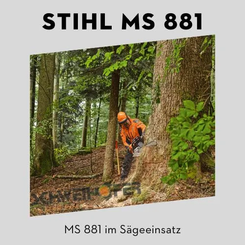 STIHL MS 881 ☆Stärkste Serien-Motorsäge der Welt☆