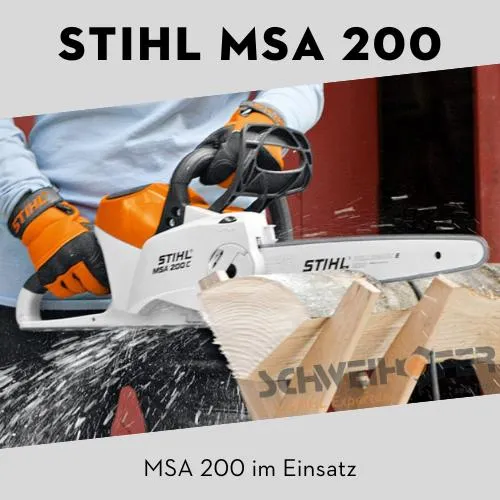 STIHL Akku-Kettensäge MSA 200 C-B