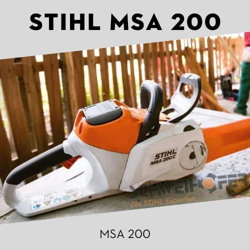 STIHL Akku-Kettensäge MSA 200 C-B