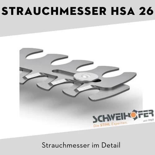Strauchschermesser für HSA 26