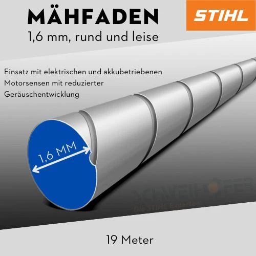 STIHL Mähfaden rund leise