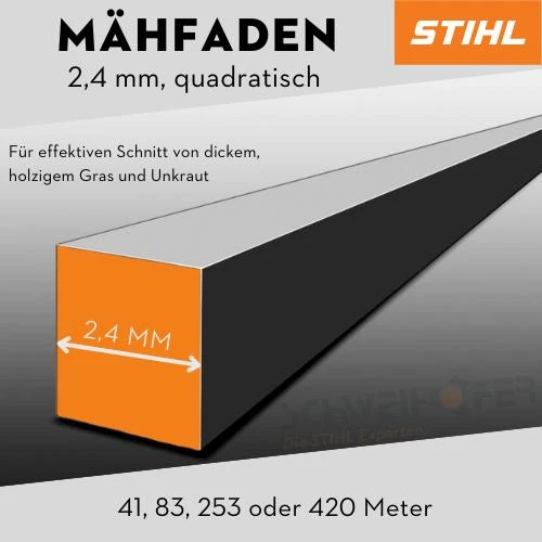 STIHL Mähfaden quadratisch