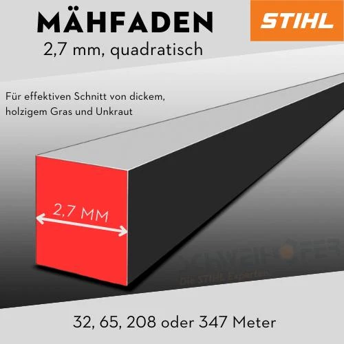 STIHL Mähfaden quadratisch