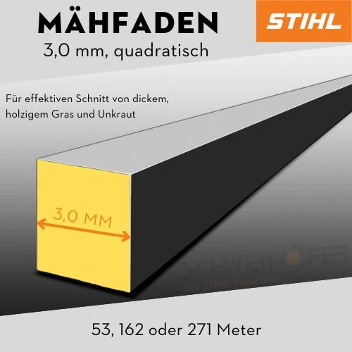 STIHL Mähfaden quadratisch