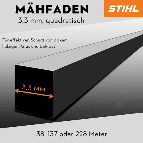 STIHL Mähfaden quadratisch