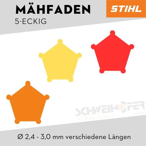 STIHL Mähfaden 5-eckig