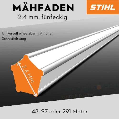 STIHL Mähfaden 5-eckig