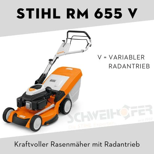 STIHL Benzin Rasenmäher RM 655
