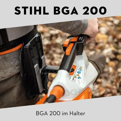 STIHL Akku Laubbläser BGA 200 Set mit Tragsystem