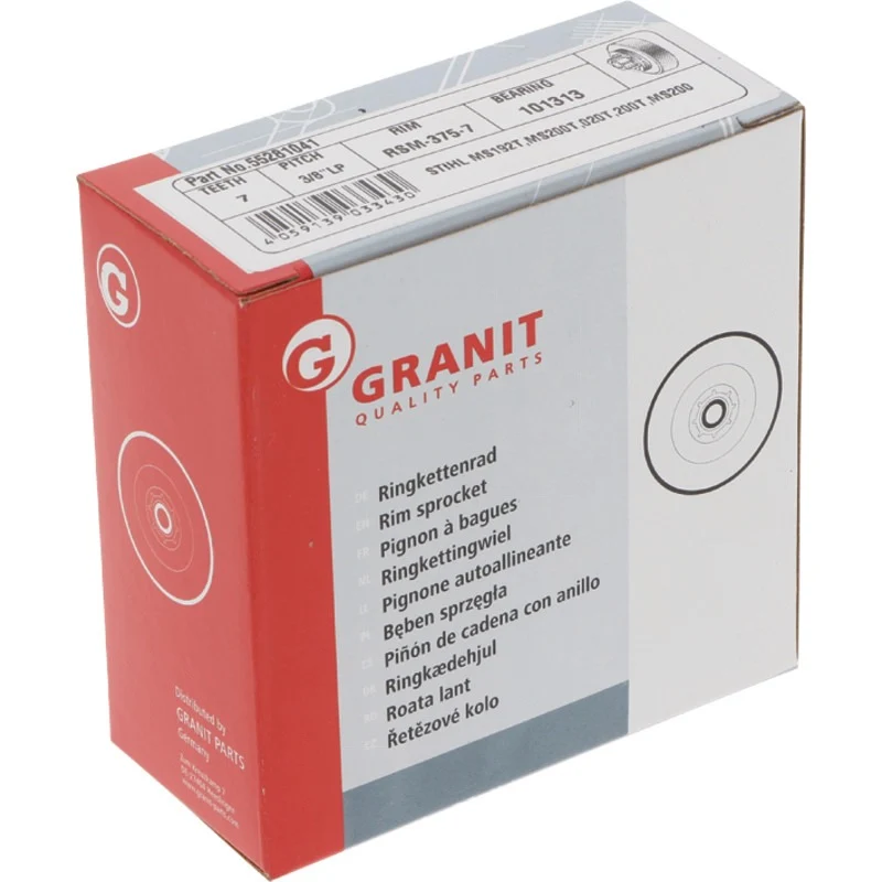GRANIT ENDURANCE CUT Ringkettenrad 3/8" 7Z Gewicht 116 g