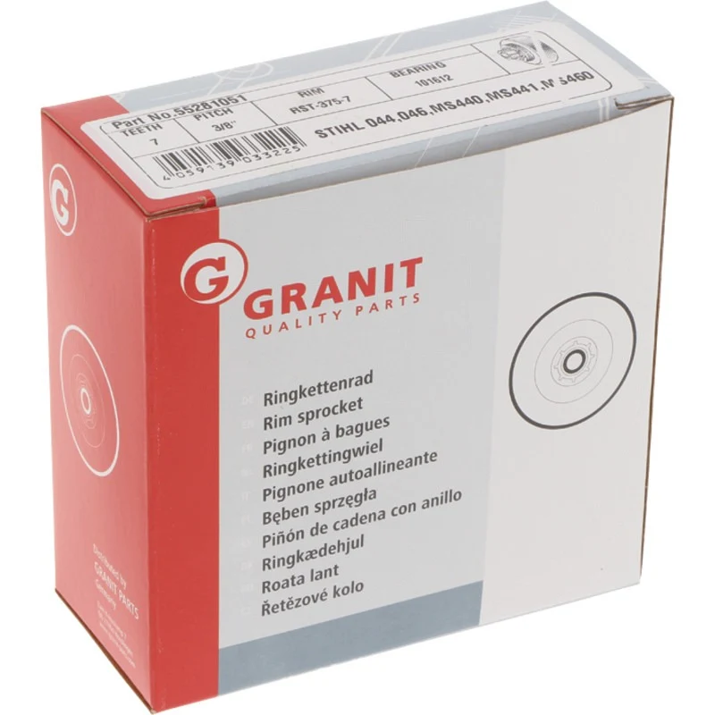 GRANIT ENDURANCE CUT Ringkettenrad 3/8" 7Z – 1128 007 1000