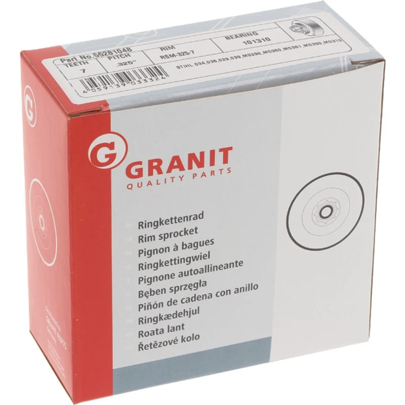 GRANIT ENDURANCE CUT Ringkettenrad.325" 7Z – 1125 007 1001