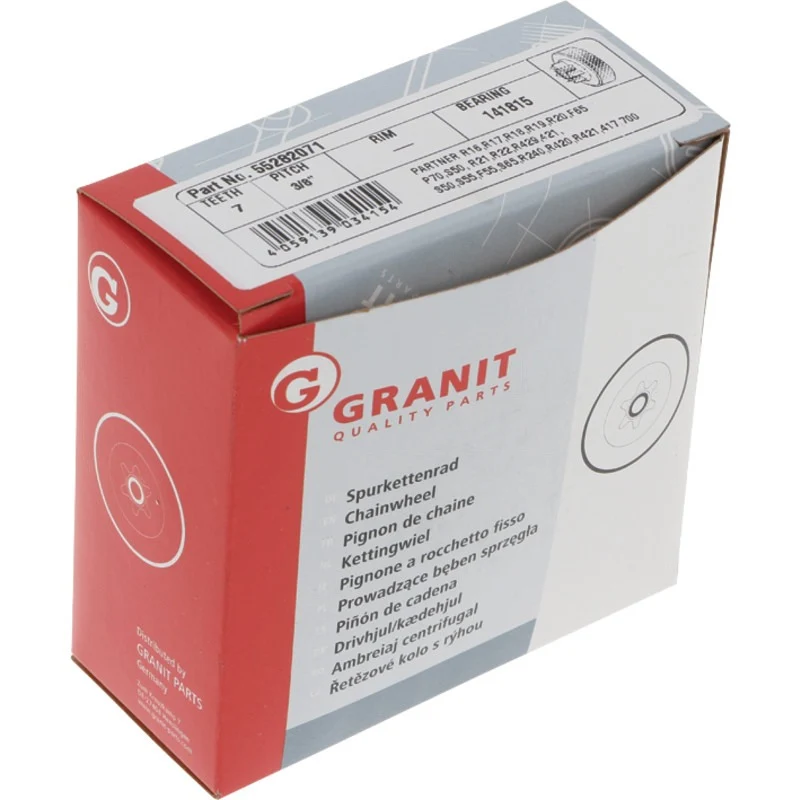 GRANIT ENDURANCE CUT Spurkettenrad 3/8" 7Z Gewicht 182 g