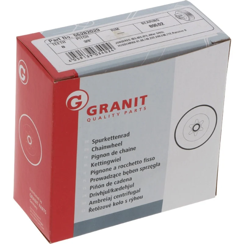 GRANIT ENDURANCE CUT Spurkettenrad 3/8" 8Z – 501 67 41-01